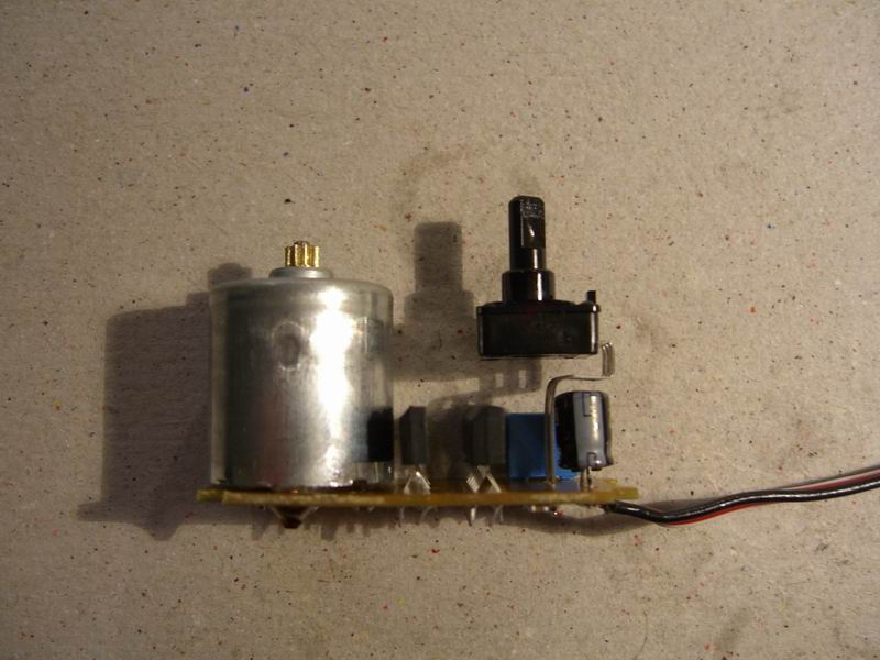 Servo Getriebemotor Elektronik mit Motor und Potentiometer