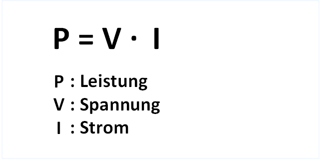 Elektrische Leistung Grundform