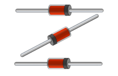 Diode mit Polaritätsangabe